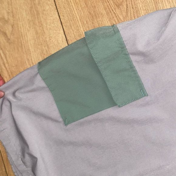 Crane Athletic Gray Buckle Italian Skirt Skort, Size US 8 (IT 44/46) - Picture 4 of 13